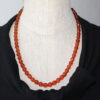 Oranžové vintage broušené korále - Image 3