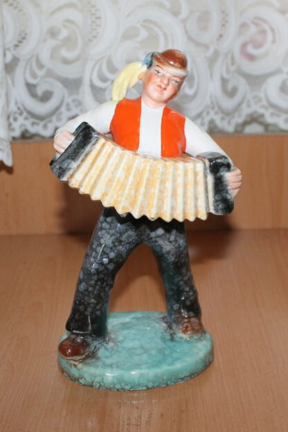 Harmonikář / keramická soška / Ditmar Urbach - Image 9